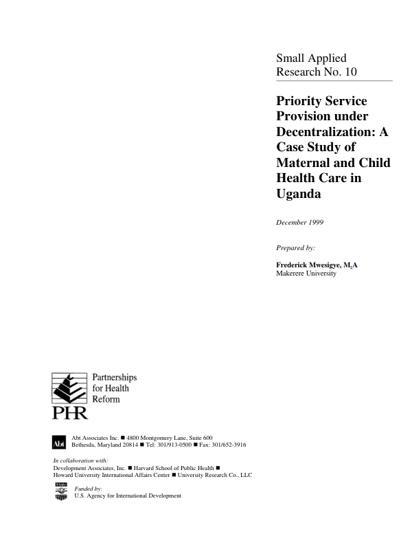 Tenure security for whom? : differential impacts of land policy in Kenya