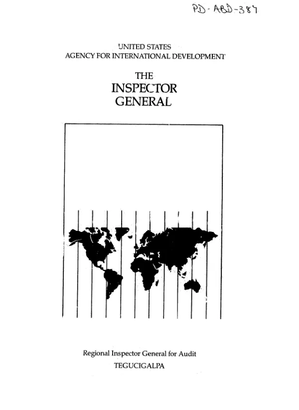 Audit of USAID/Bolivia"s Chapare regional development project : activities managed by the National Service of Roads for the year ended December 31, 1990