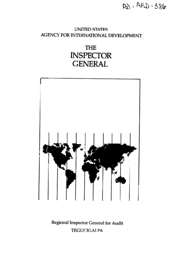 Audit of USAID/Bolivia"s Chapare regional development project : activities managed by the PL-480 Executive Secretariat for the year ended December 31, 1990