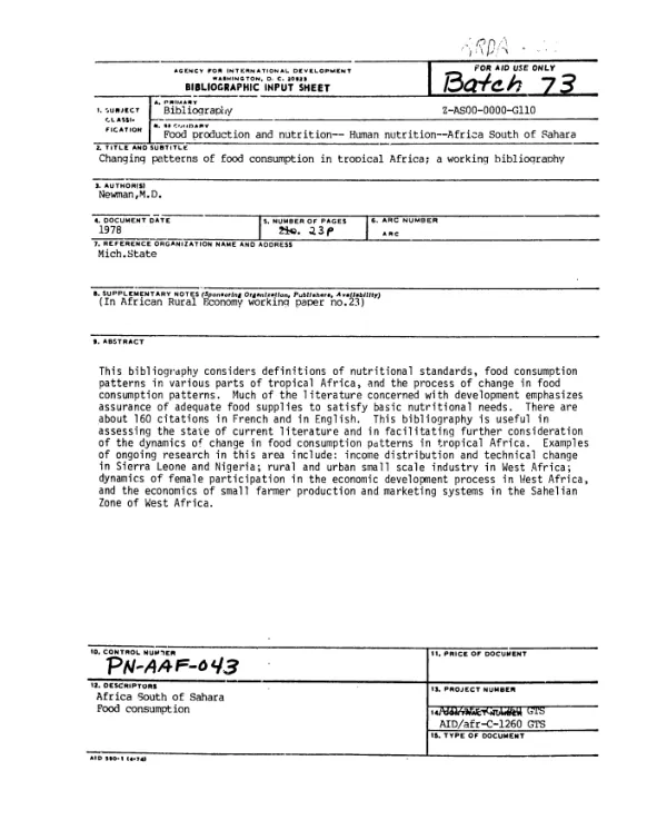 Evaluation report : Office of Energy portfolio -- Office of Energy, Bureau of Science and Technology, United States Agency for International Development