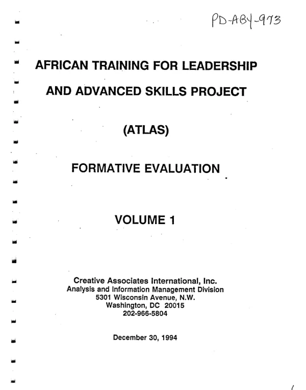 Report on the improvement of the training of teachers of Setswana : a consultancy to the Botswana primary improvement project, phase II