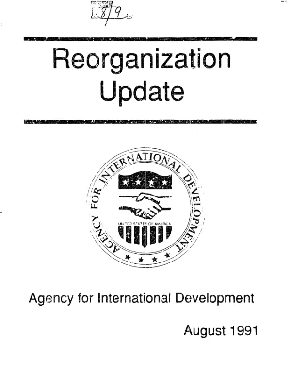 Reorganization update