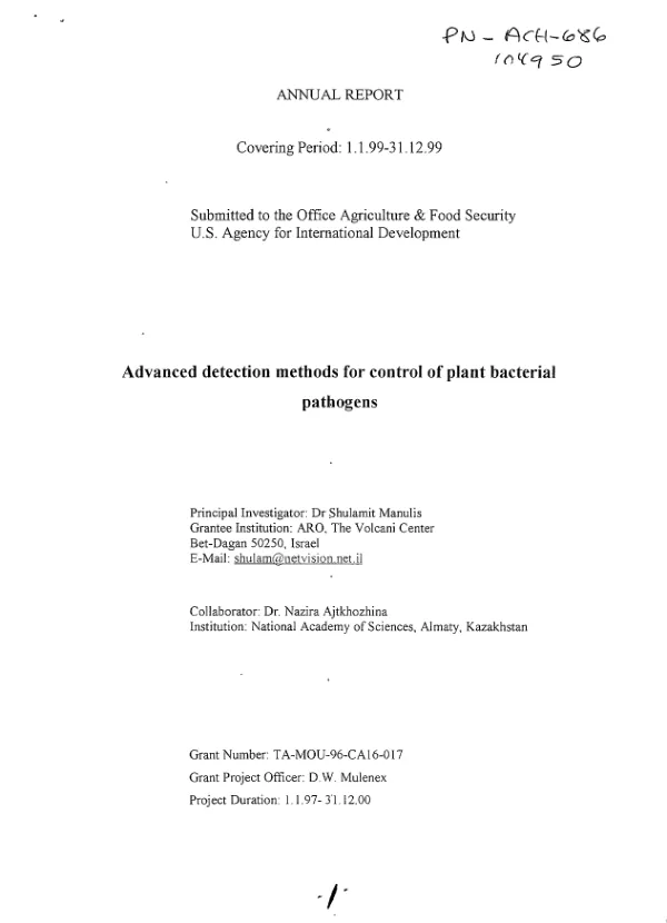 INFORMATION FOR DECISIONMAKING IN RURAL DEVELOPMENT; VOLUME ONE