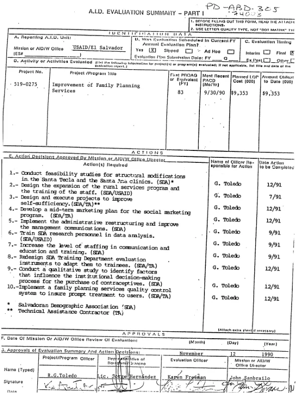 ASSESSMENT OF THE AGRICULTURAL POTENTIAL OF CENTRAL TUNISIA; EVALUATIONS AND RECOMMENDATIONS