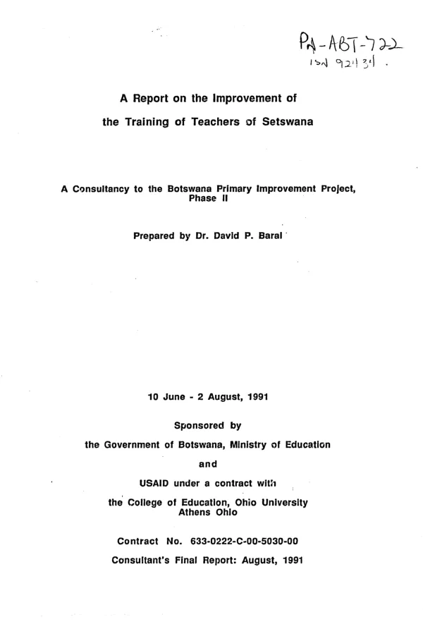Environmental assessment (of the) rural electrification program, Pakistan