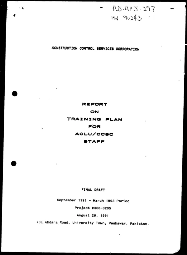 Basic baseline data on Kuchinarai land settlement, 1976