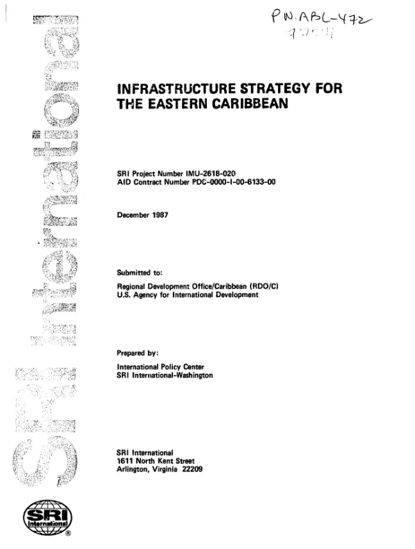 Infrastructure strategy for the Eastern Caribbean