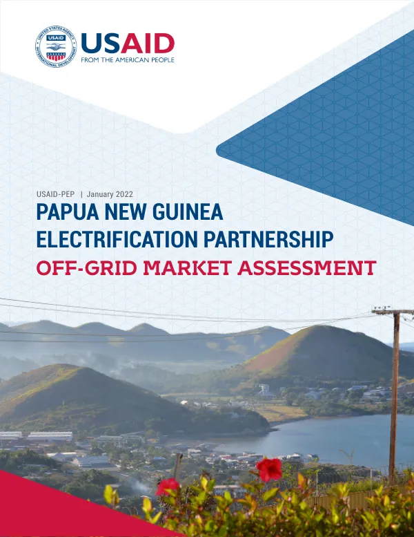 PAPUA NEW GUINEAELECTRIFICATION PARTNERSHIPOFF-GRID MARKET ASSESSMENT