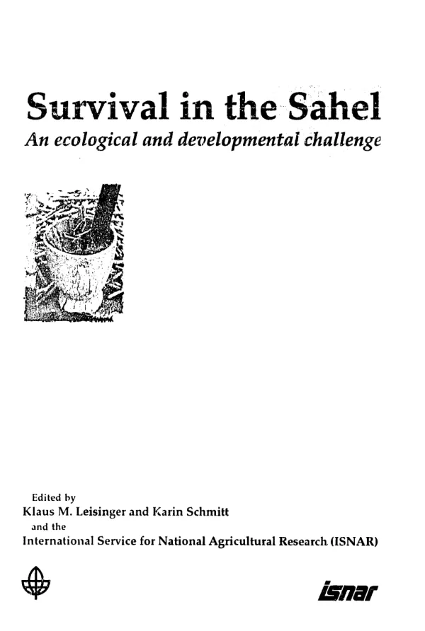 Survival in the Sahel : an ecological and developmental challenge