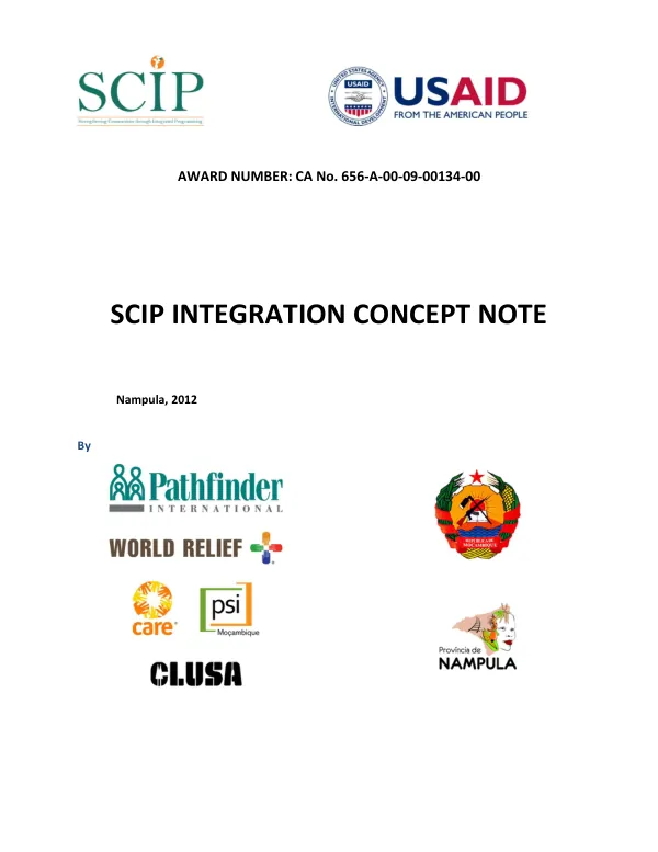 SCIP Integration Concept Note