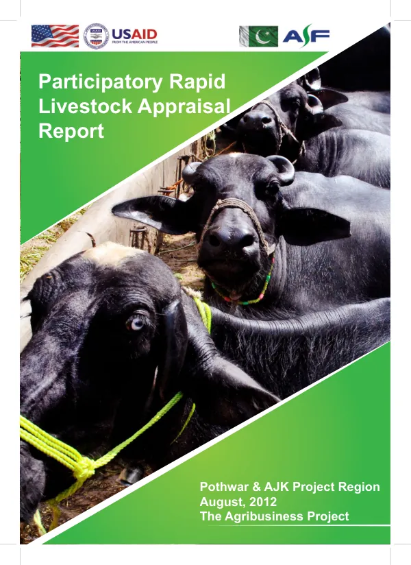 Participatory Rapid Livestock Appraisal-Pothwar and AJK