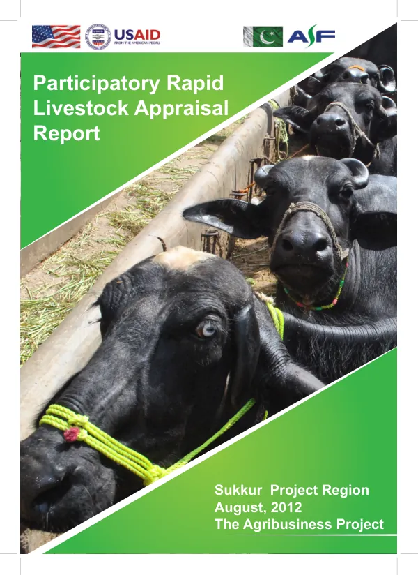 Participatory Rapid Livestock Assessment for Sukkur