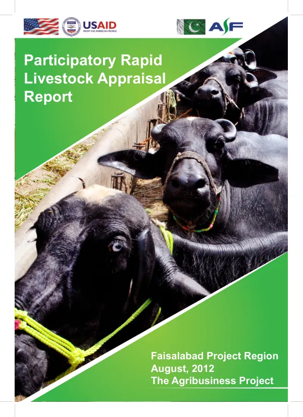 Participatory Rapid Livestock Appraisal Report for Faisalabad