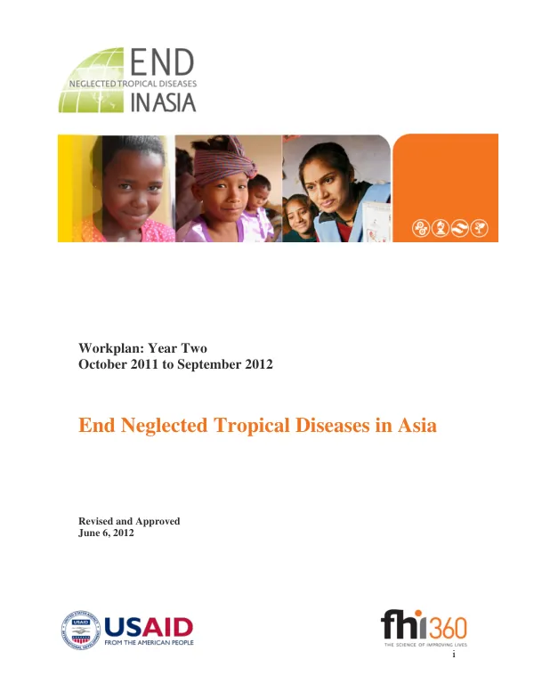 END in Asia Workplan Year Two