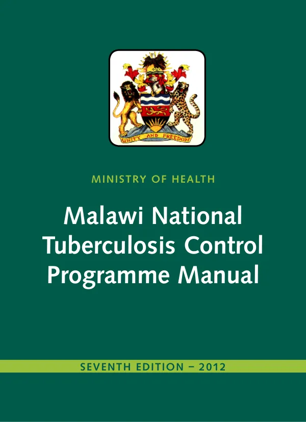 Malawi National Tuberculosis Control Programme Manual