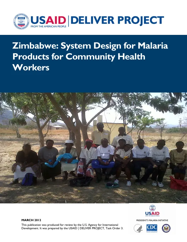 Zimbabwe: System Design for Malaria Products for Community Health Workers