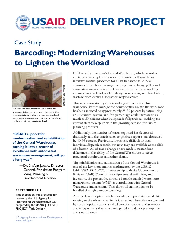 Barcoding: Modernizing Warehouses to Lighten the Workload