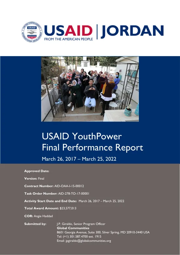 YouthPower Jordan Final Report