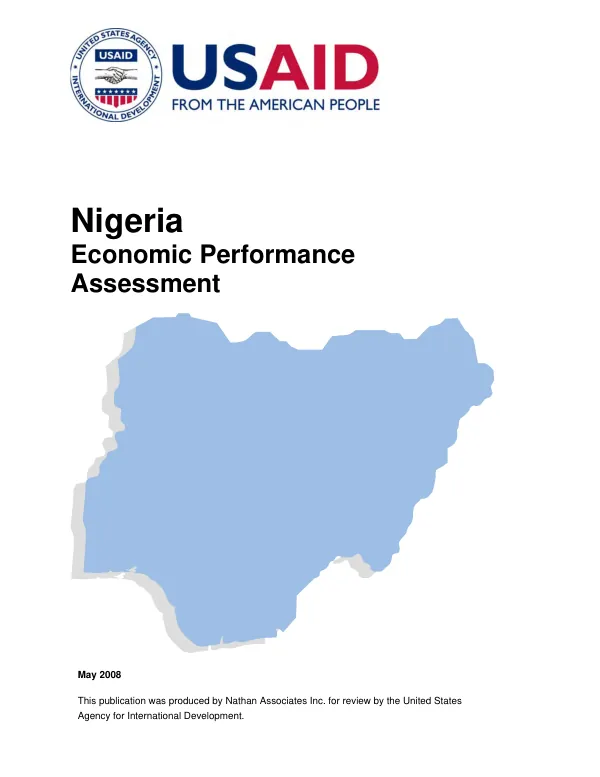 Nigeria economic performance assessment