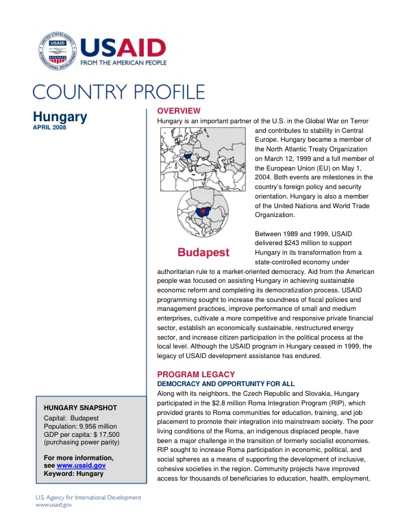 Country profile : Hungary
