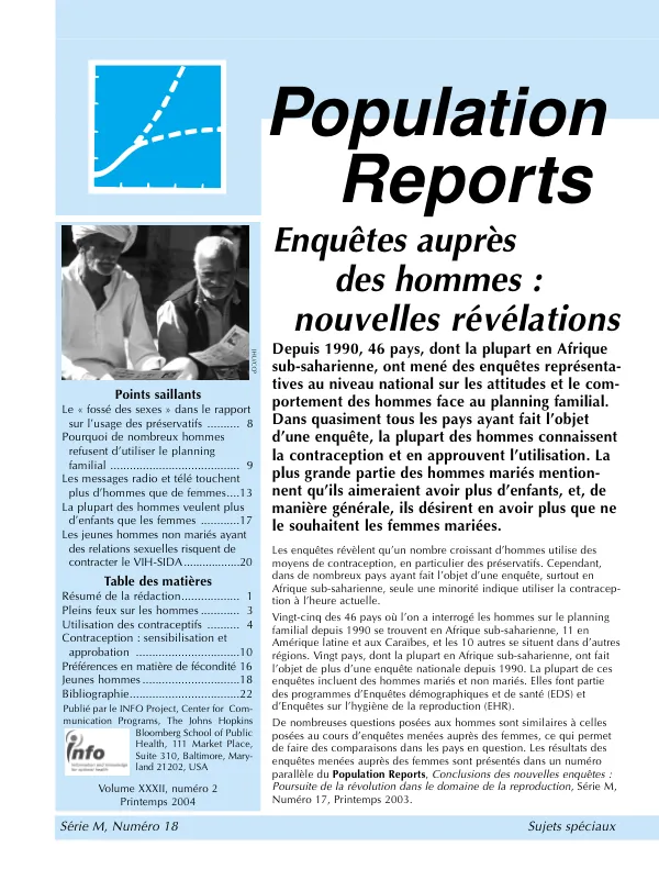 Enquetes aupres des hommes : nouvelles revelations