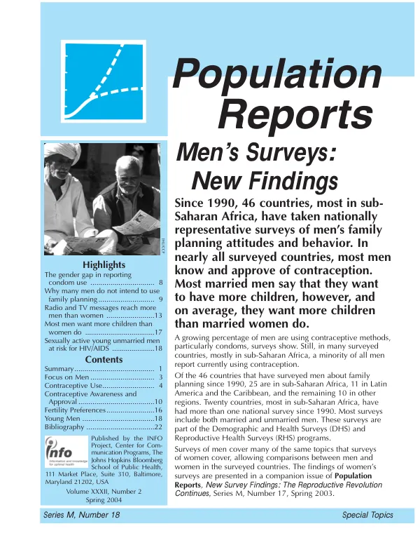 Men"s surveys : new findings