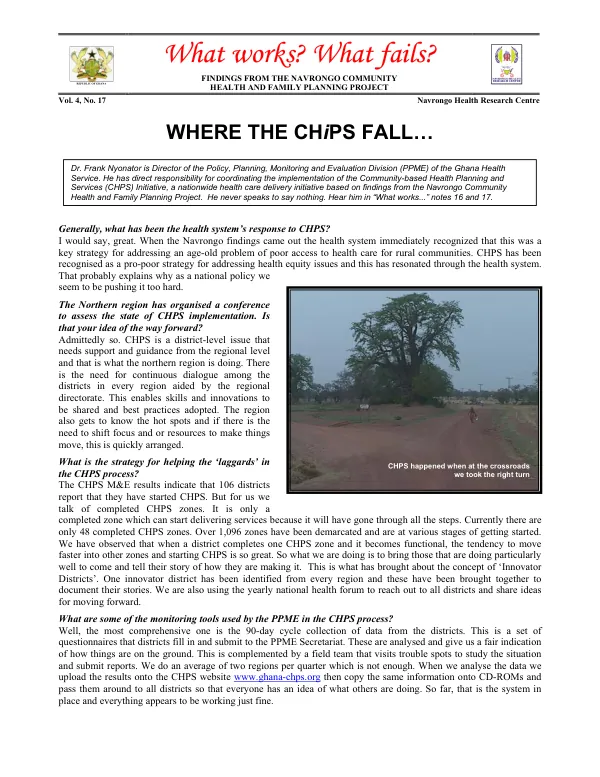 Where the chips fall...