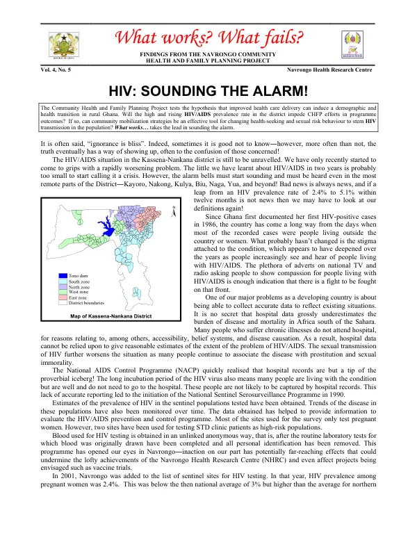 HIV : sounding the alarm!