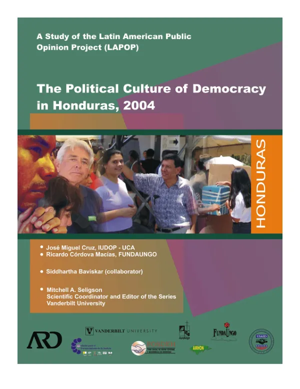 Political culture of democracy in Honduras, 2004