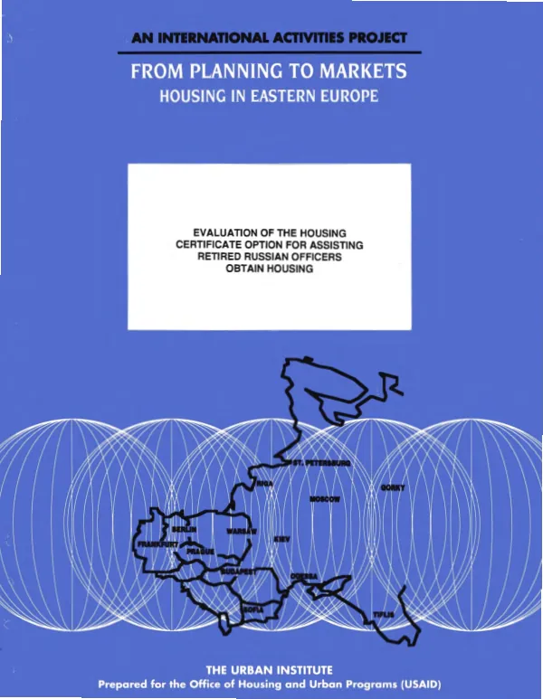 Evaluation of the housing certificate option for assisting retired Russian officers obtain housing