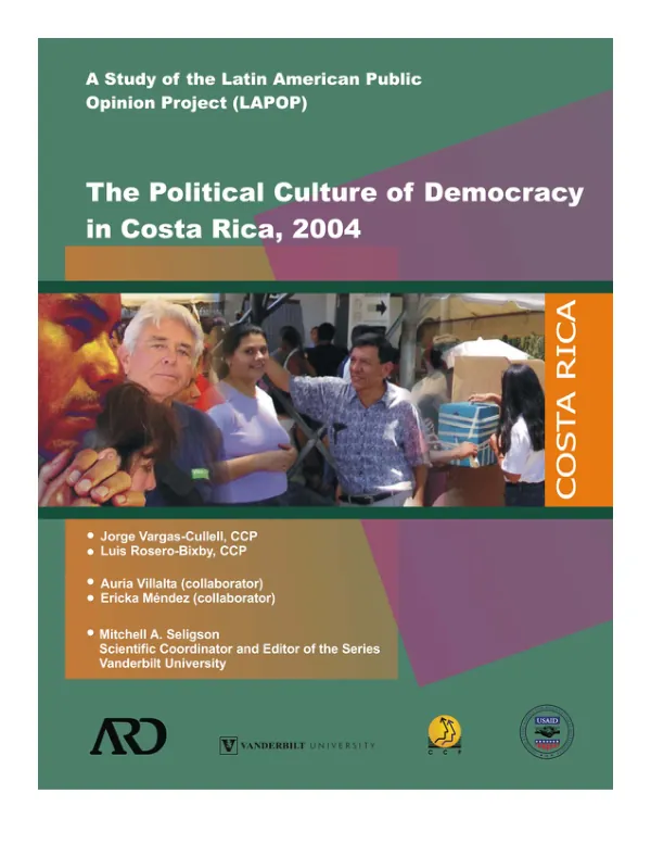 Political culture of democracy in Costa Rica, 2004