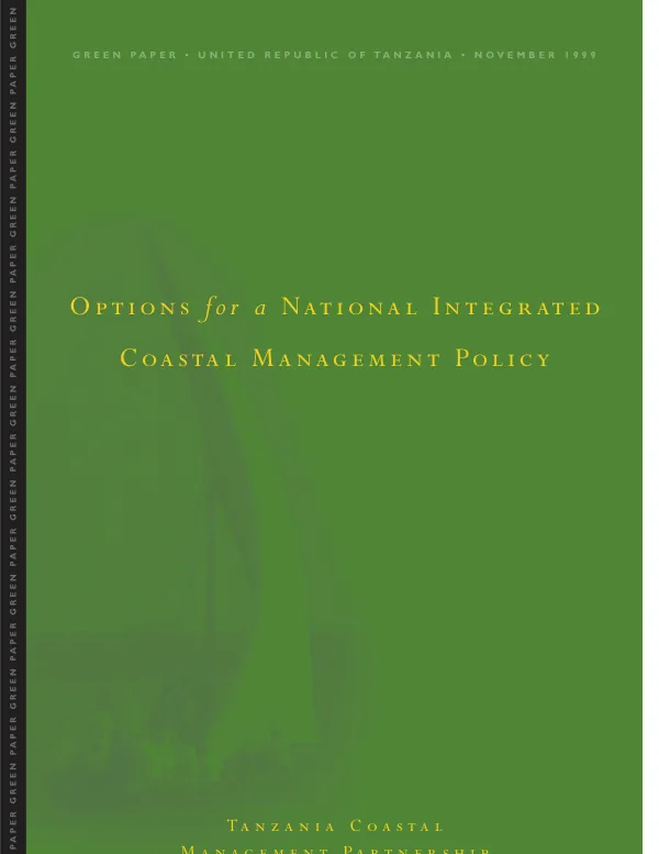 Options for a national integrated coastal management policy