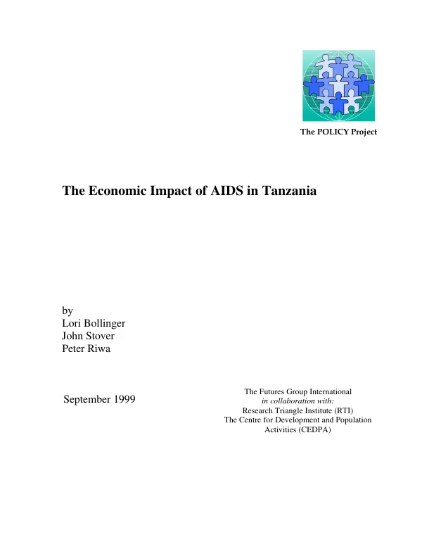 The economic impact of AIDS in Tanzania