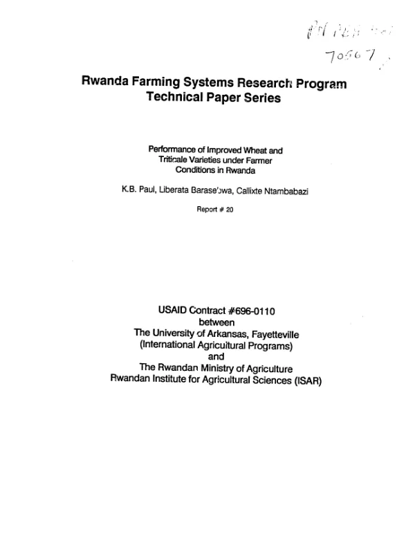 Comparative economic advantage in agricultural trade and production in Malawi