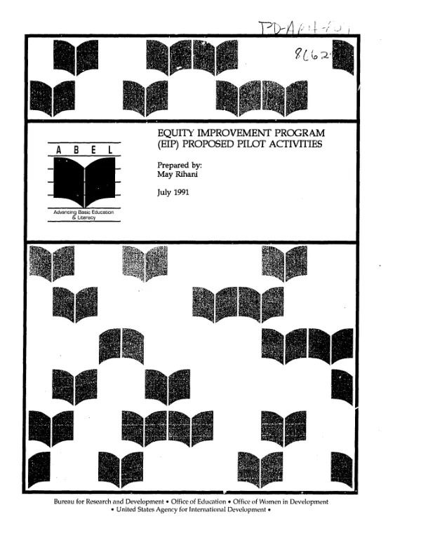 Primary education program (PREP) : equity improvement program [EIP] proposed pilot activities