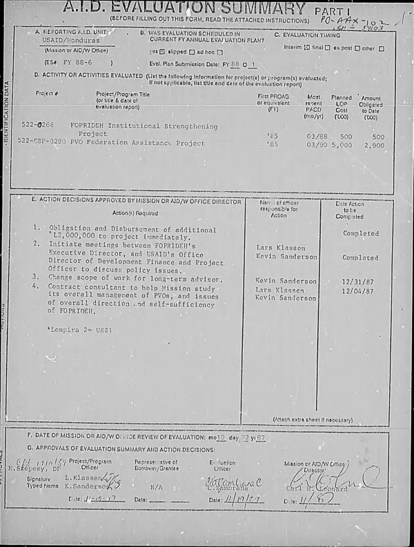Final evaluation of World Relief Corporation"s child survival project and the field operation in Bonne Fin, Haiti (Evangelical Baptist Mission in Southern Haiti (MEBSH)