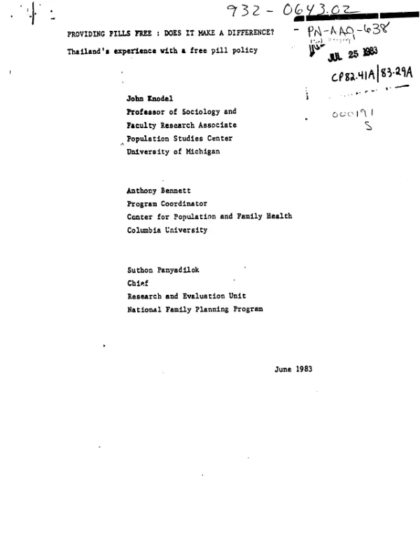 Project assistance completion report : Radio Santa Maria II