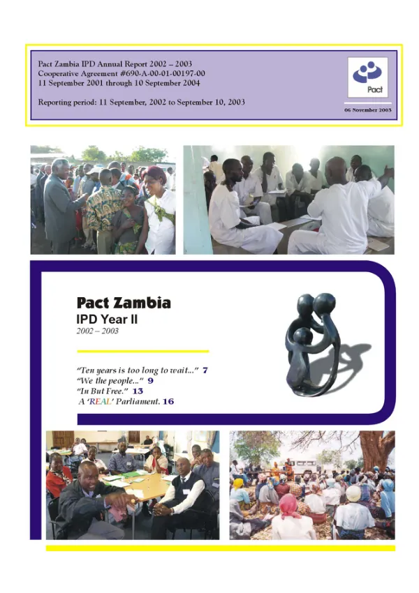 Section 416 program in Peru : an evaluation report