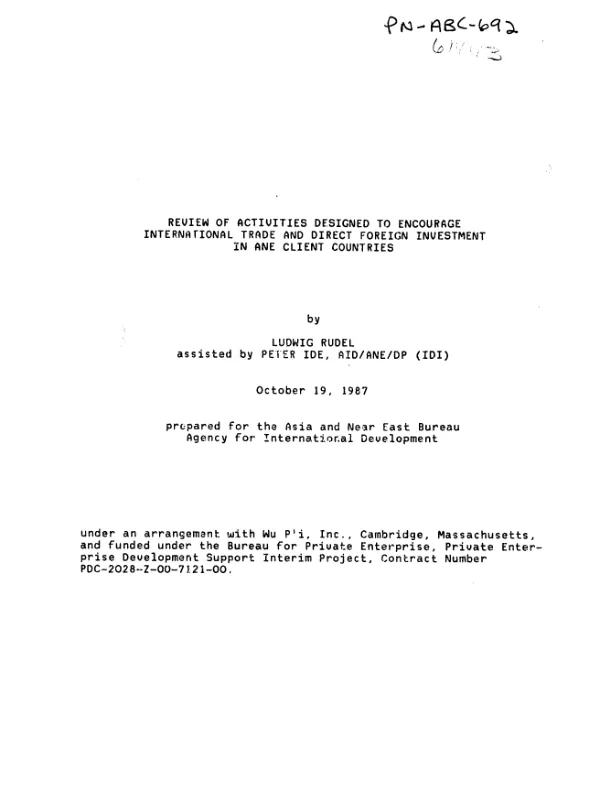 Economic trends report, April 20, 1983