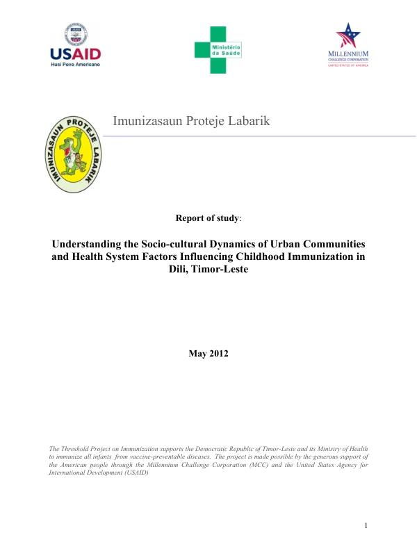 Economic impact of cluster initiatives under the competitiveness initiative project : interim assessment and recommendations