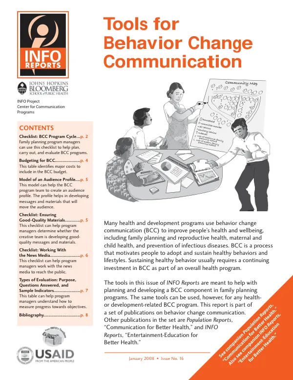 Tools for behavior change communication