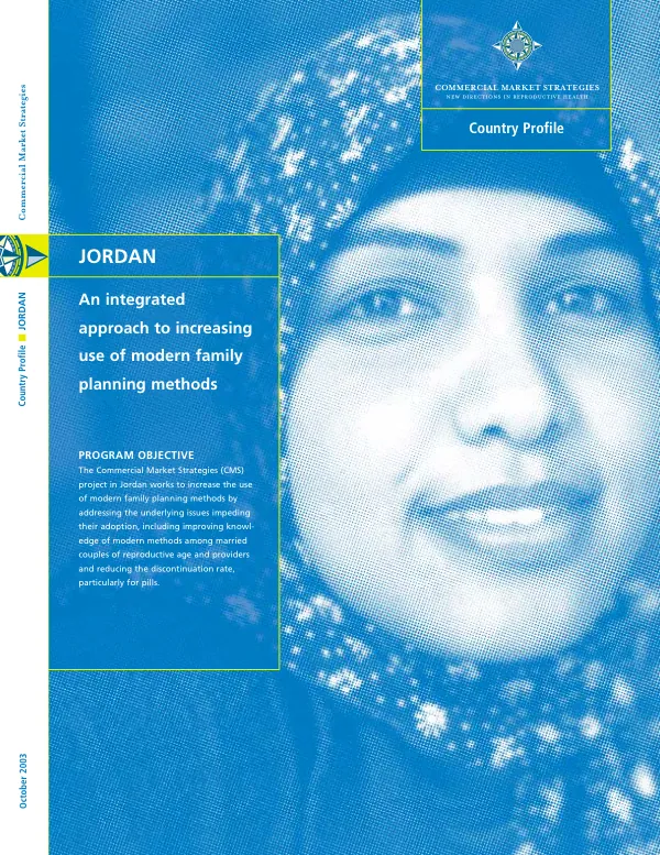 Jordan : an integrated approach to increasing use of modern family planning methods