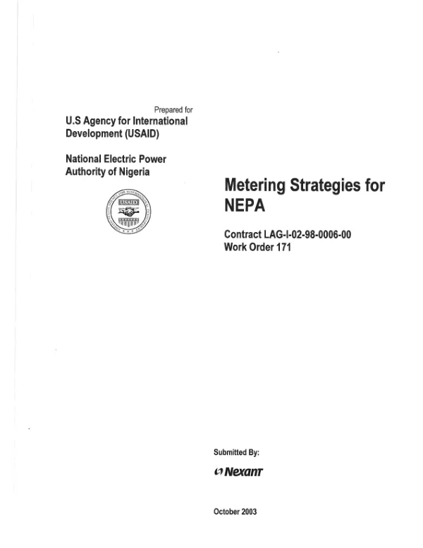 Metering strategies for NEPA