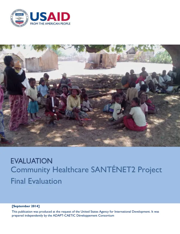 Community healthcare SANTENET2 project : final evaluation