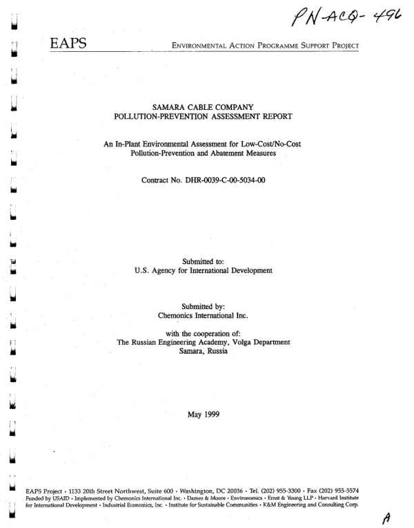World Relief Cambodia : "light for life" -- cost extension child survival program : first annual report