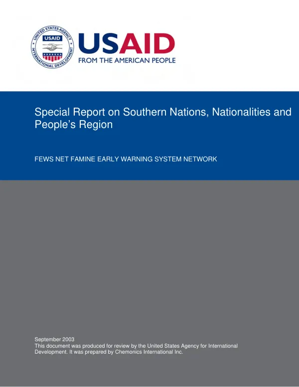 Special report on Southern Nations, Nationalities and People"s Region