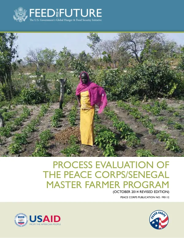 Process evaluation of the Peace Corps/Senegal master farmer program