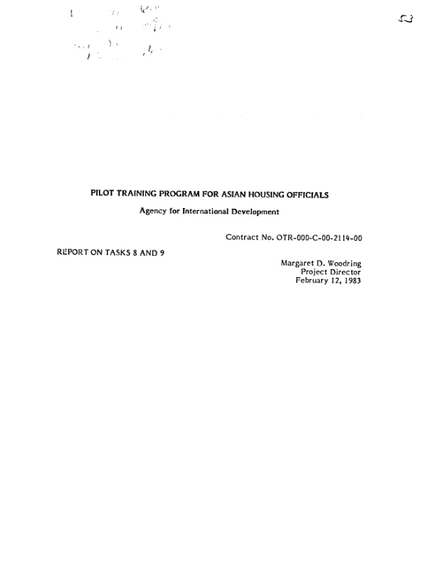 Terms of reference for secondments