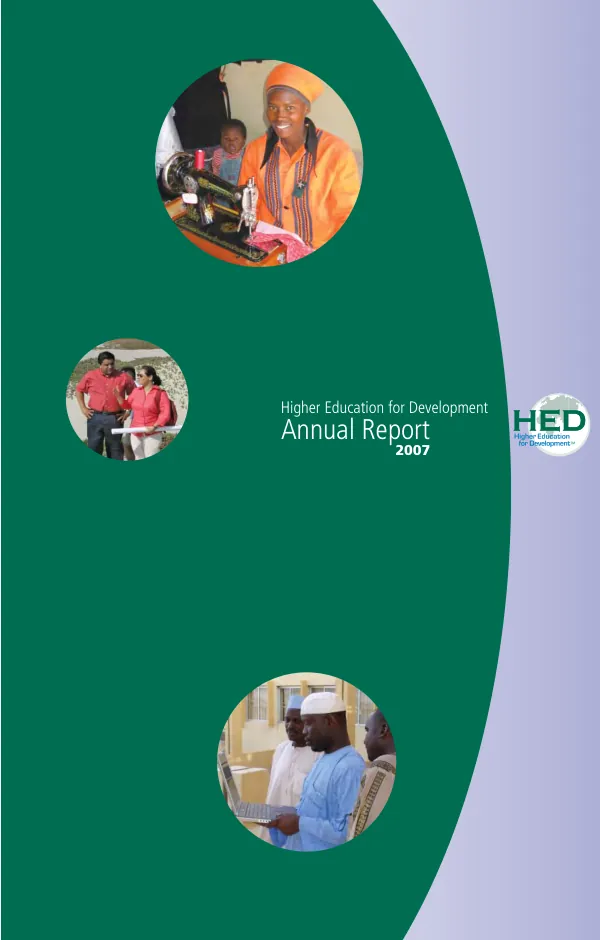 Higher education for development annual report 2007