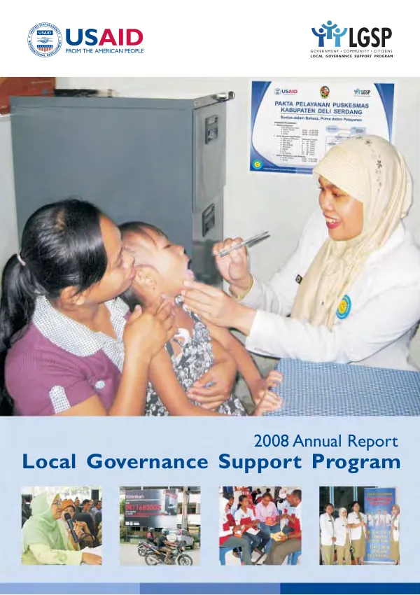 Local governance support program : annual report 2008